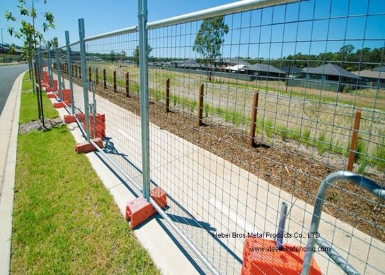 चीन ऑस्ट्रेलिया मानक अस्थायी निर्माण बाड़ जस्ती वेल्डेड तार जाल त्योहारों के लिए आपूर्तिकर्ता
